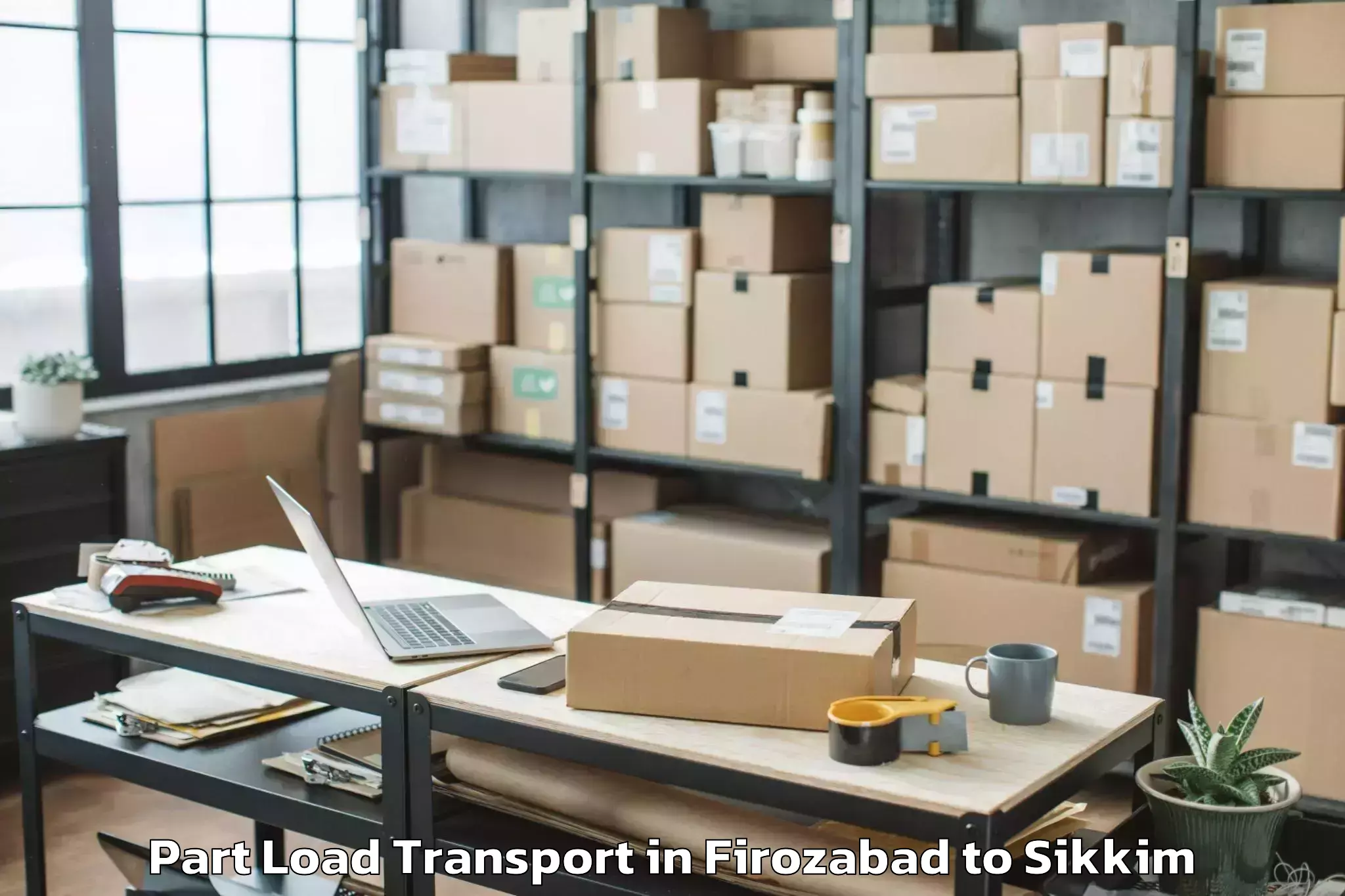 Book Firozabad to Rangpo Part Load Transport